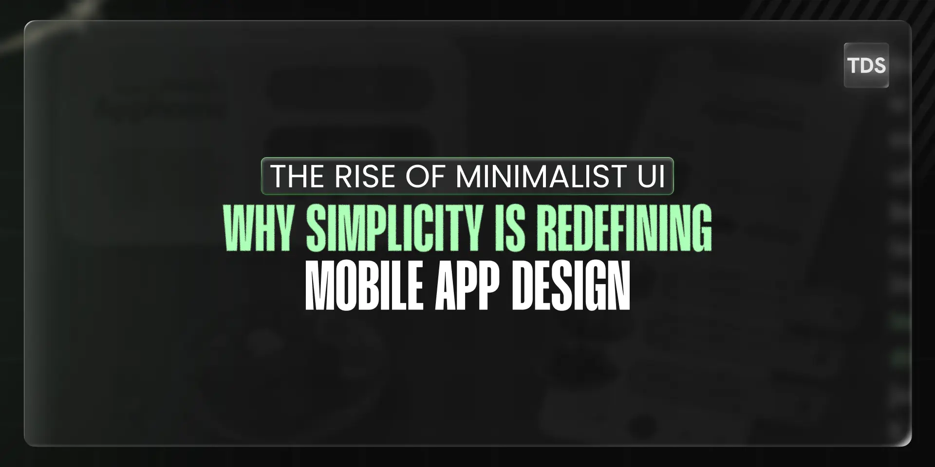 Minimalist UI Design